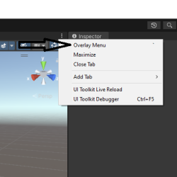 Как показать окно инструментов в Unity