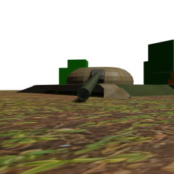 Abandoned tank