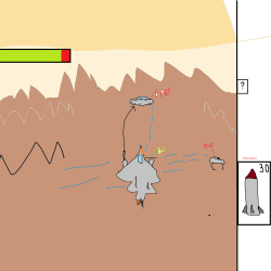Alien Fighter Mars